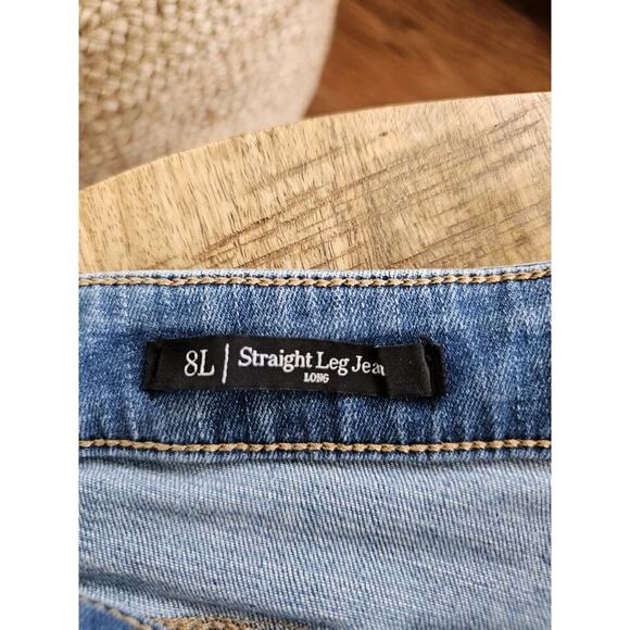 Talbots Denim Jeans Women’s Size 8 Long Tall Stretch Straight Leg - Picture 7 of 10